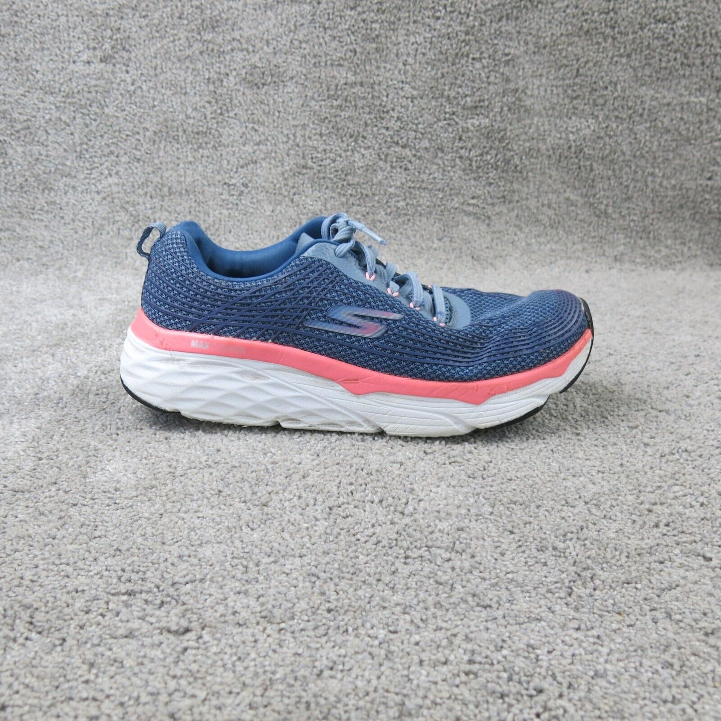 Skechers Mens Max Cushion Track Ripkent Shoes Trainers Sole Blue Flexible EU 41