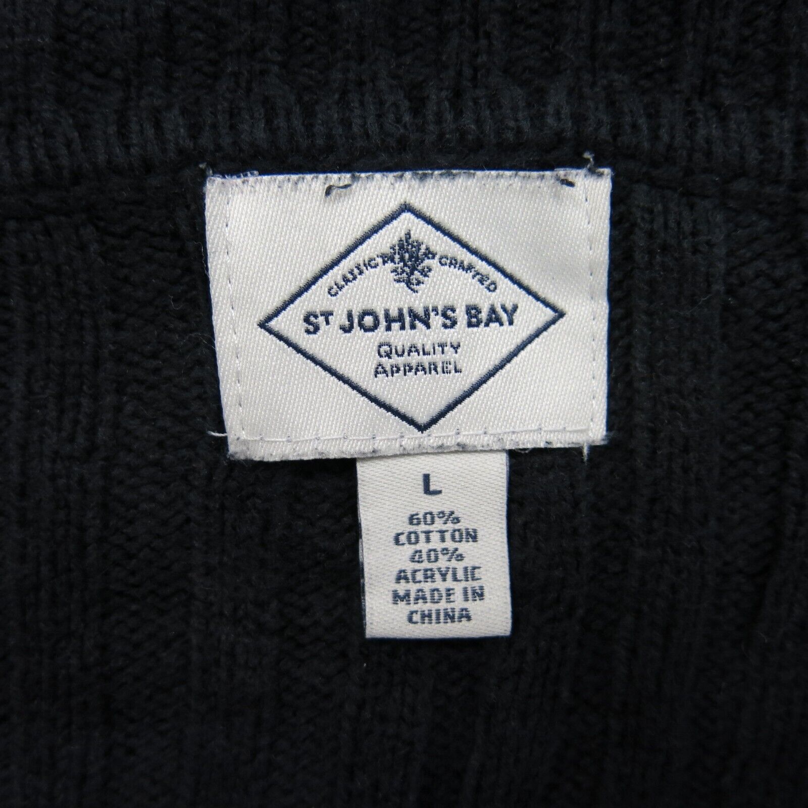 St john's bay outlet zip up sweater