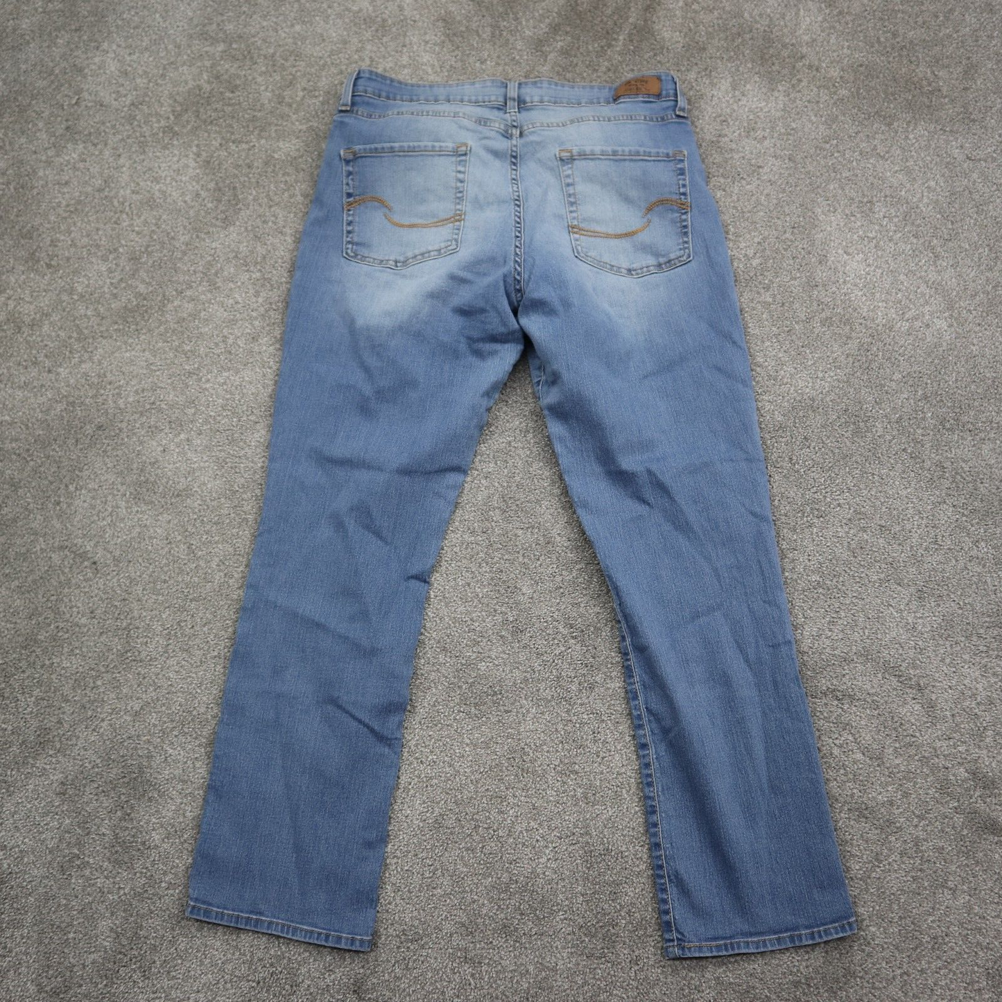 Levi s Strauss Mens Modern Straight Jeans Stretch Denim Blue Size W33XL30