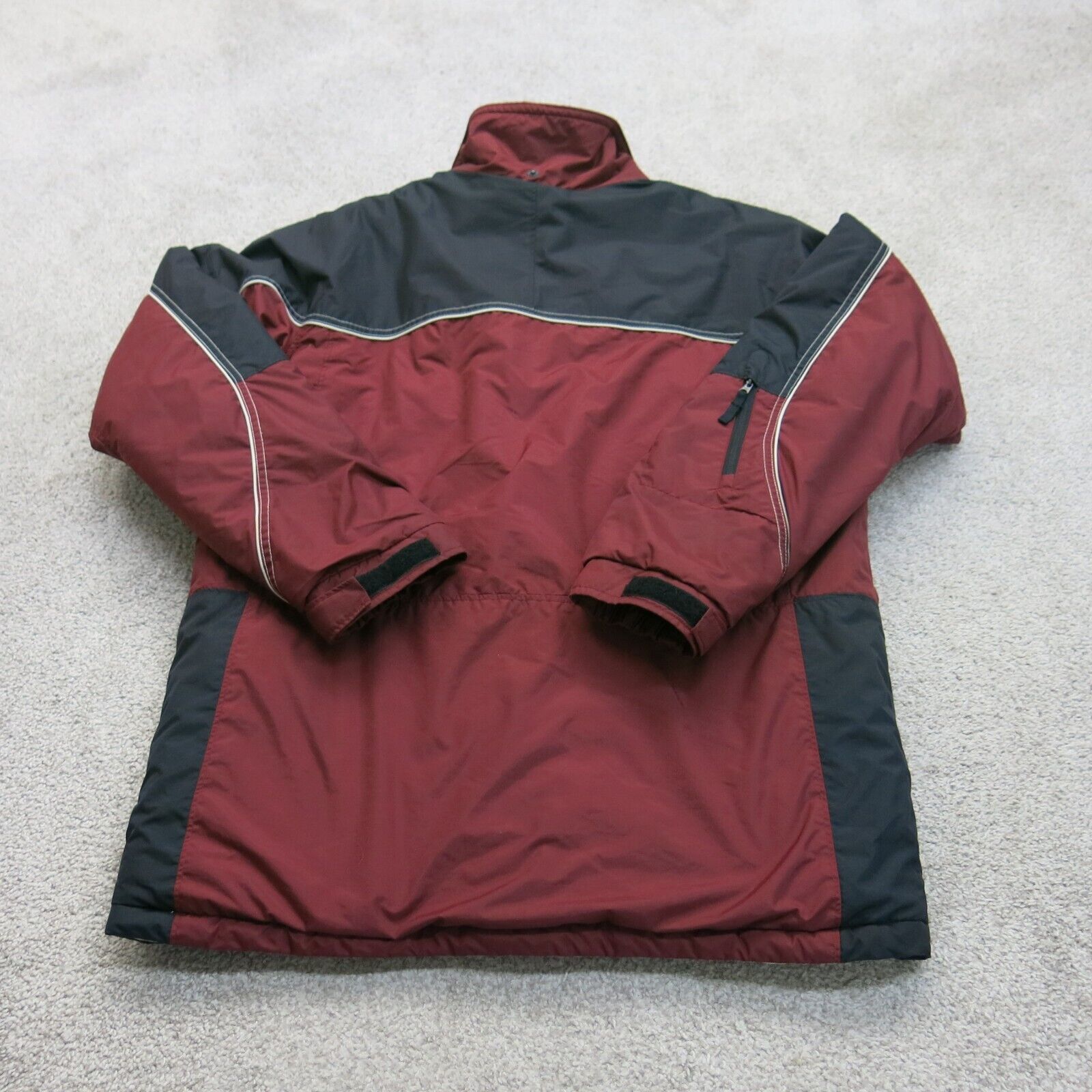 Maroon windbreaker on sale