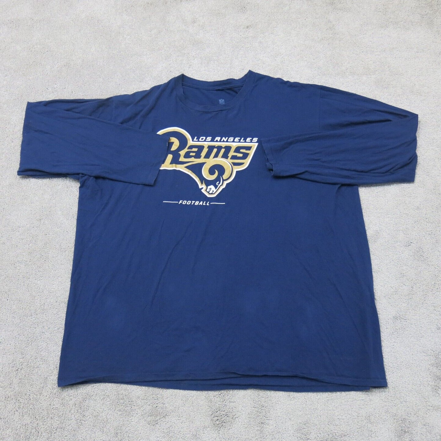 Nike Women's Fashion (NFL Los Angeles Rams) 3/4-Sleeve T-Shirt in Blue, Size: Large | NKNW054N95-06O