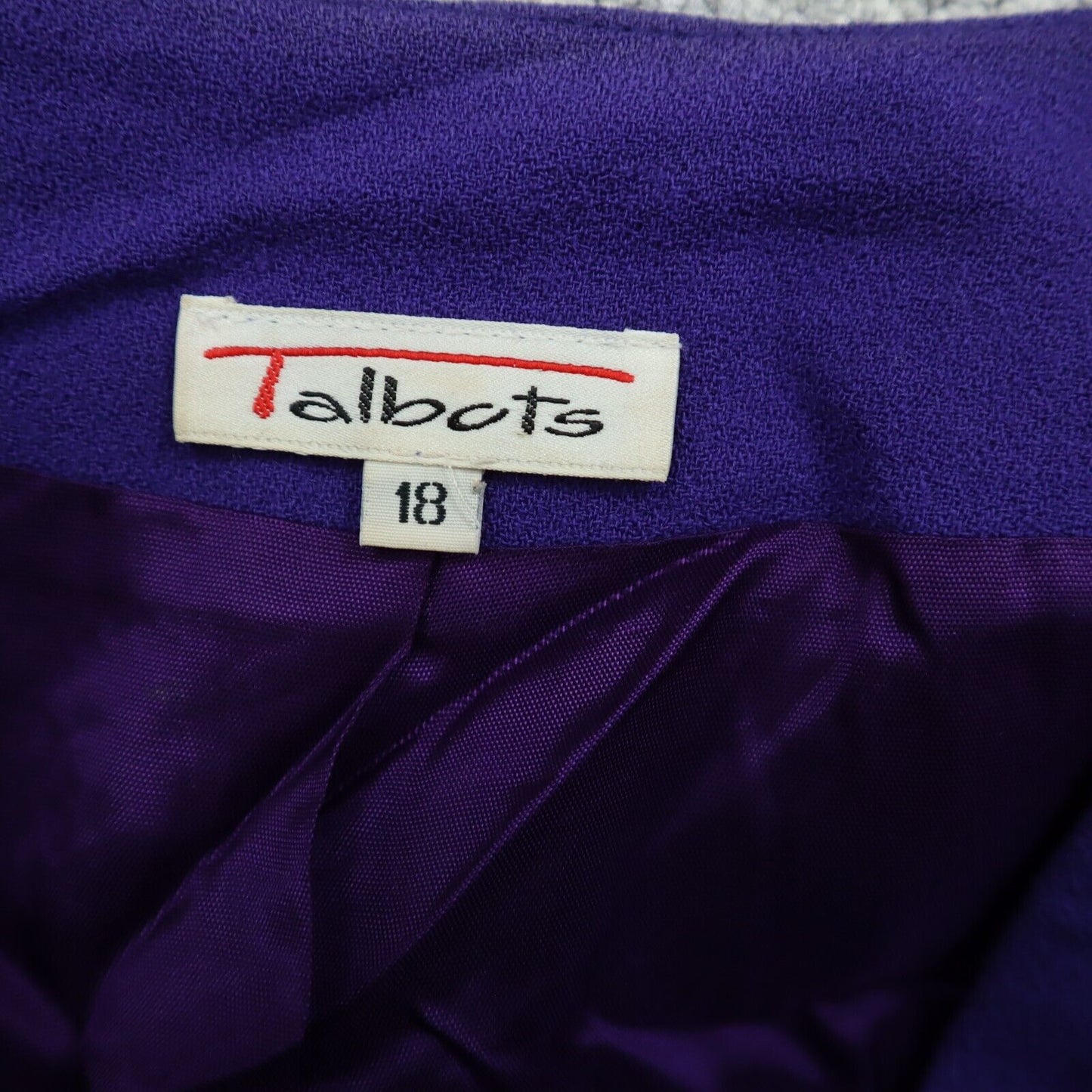 Talbots Mens Blazer Coat Jacket Three Front Button Pockets Blue Size 18
