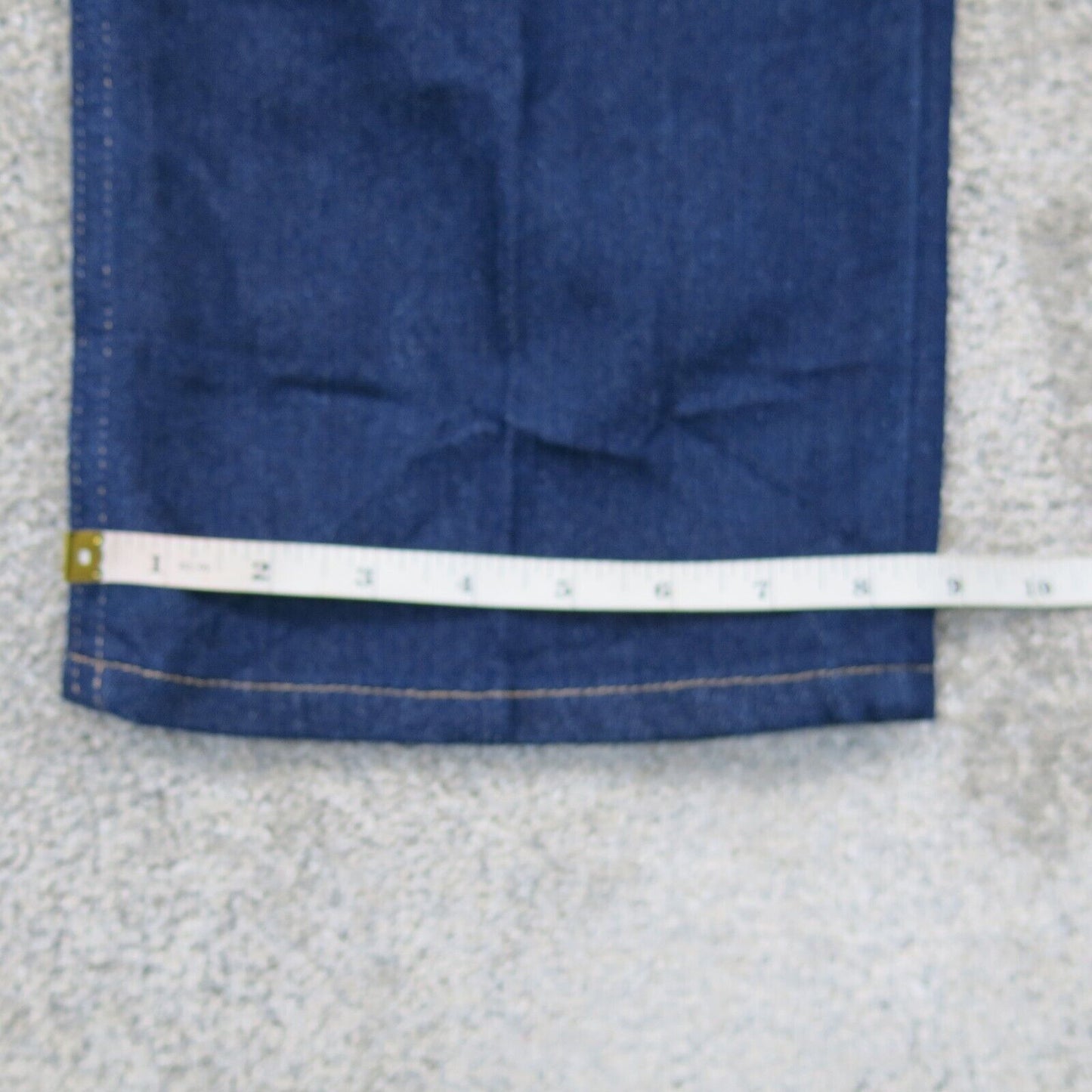 Wrangler Mens Straight Leg Jeans Denim Mid Rise 100% Cotton Blue Size W38XL30
