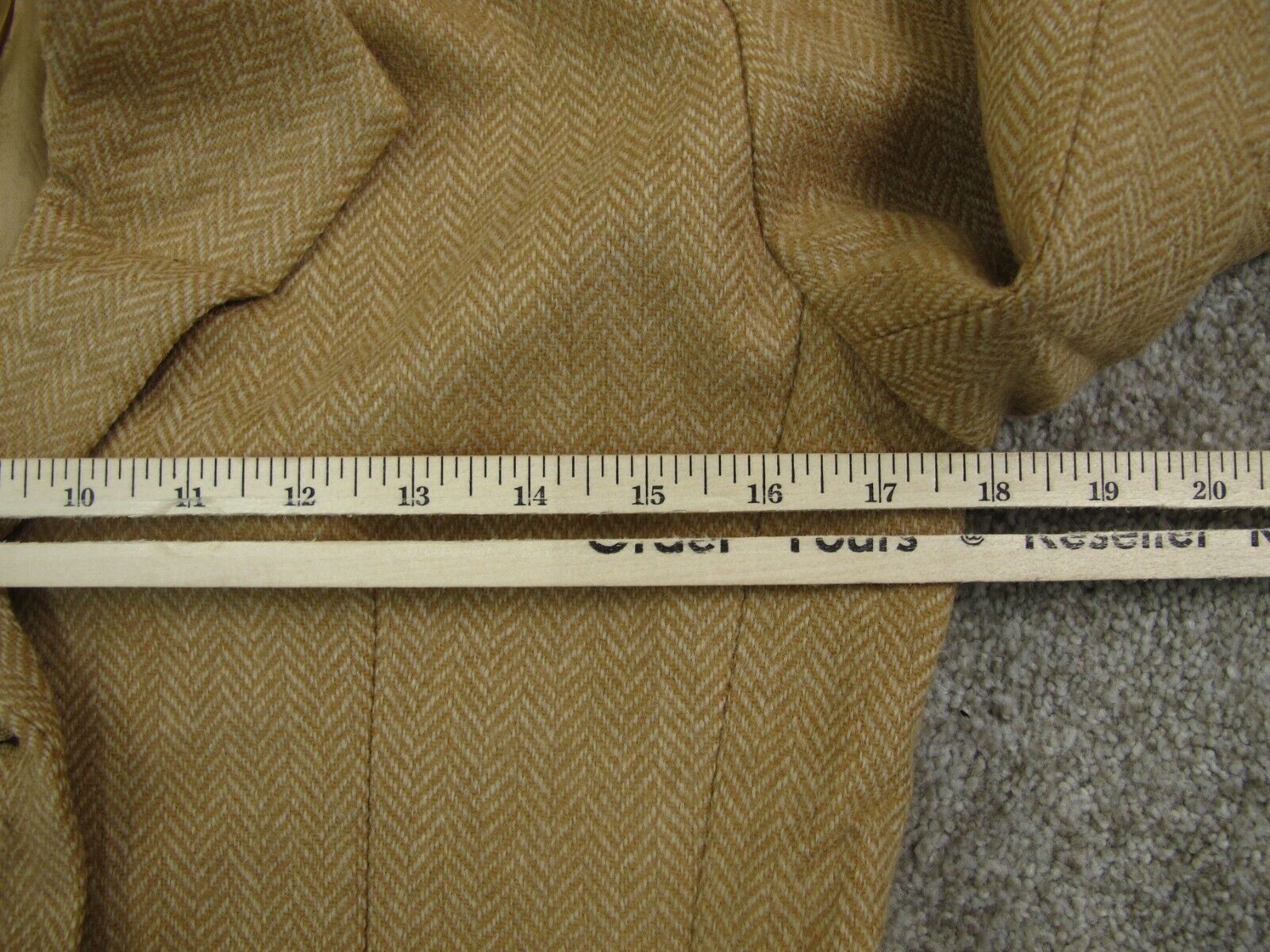 Talbots Brown Cotton swing jacket Size 12 Stretch crop Single
