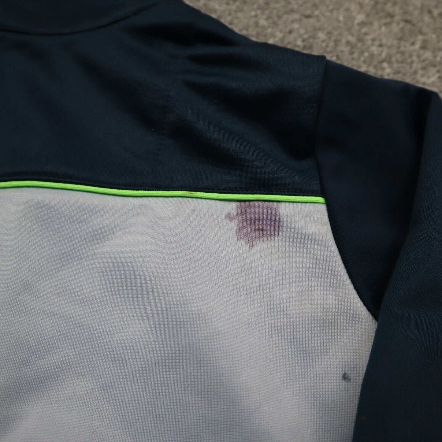 Nike Jacket Boys 24 Month  Navy Gray Full Zip Up Long Sleeve Pockets Mock Neck