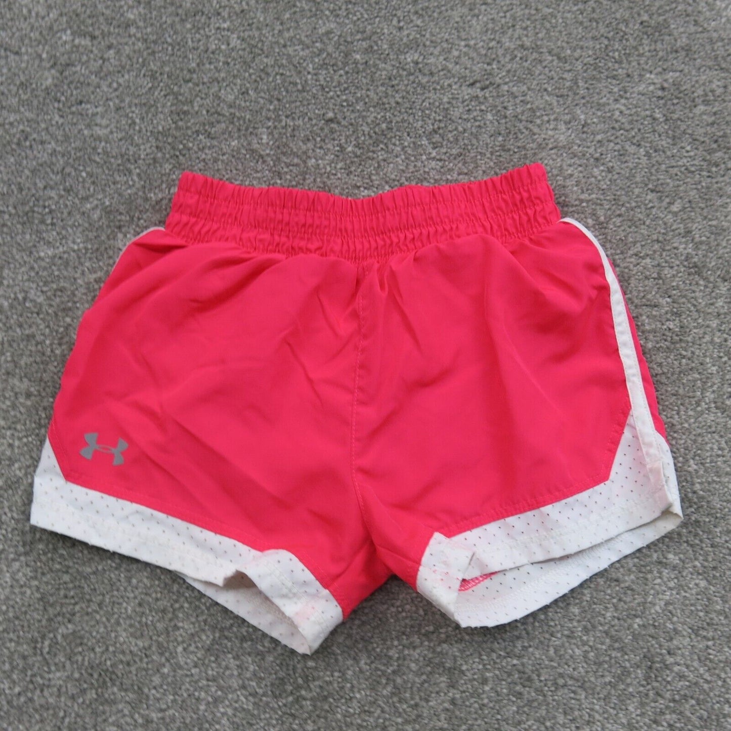 Under Armour Shorts Girls Size 4T Pink Solid Running & Jogging Athleti