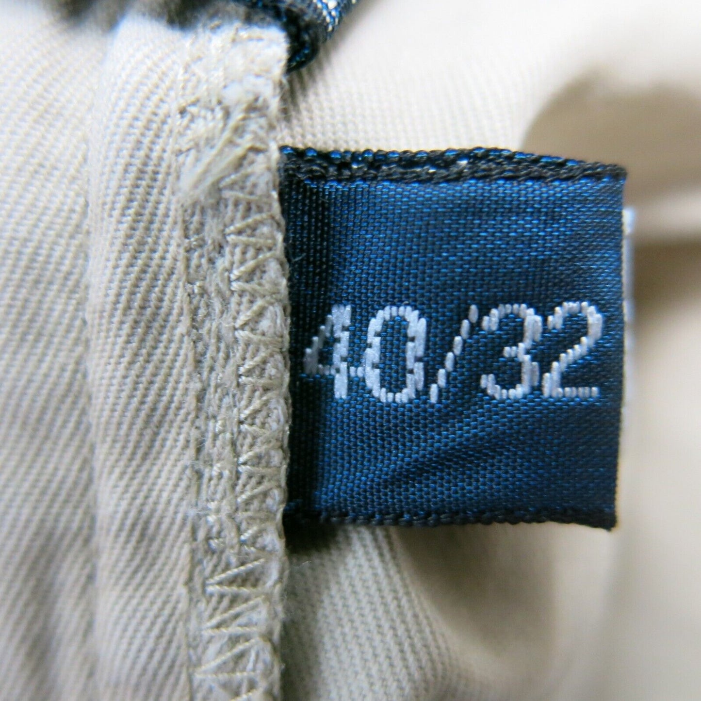 Polo By Ralph Lauren Mens Hammond Pant High Rise 100% Cotton Beige Size W40XL32
