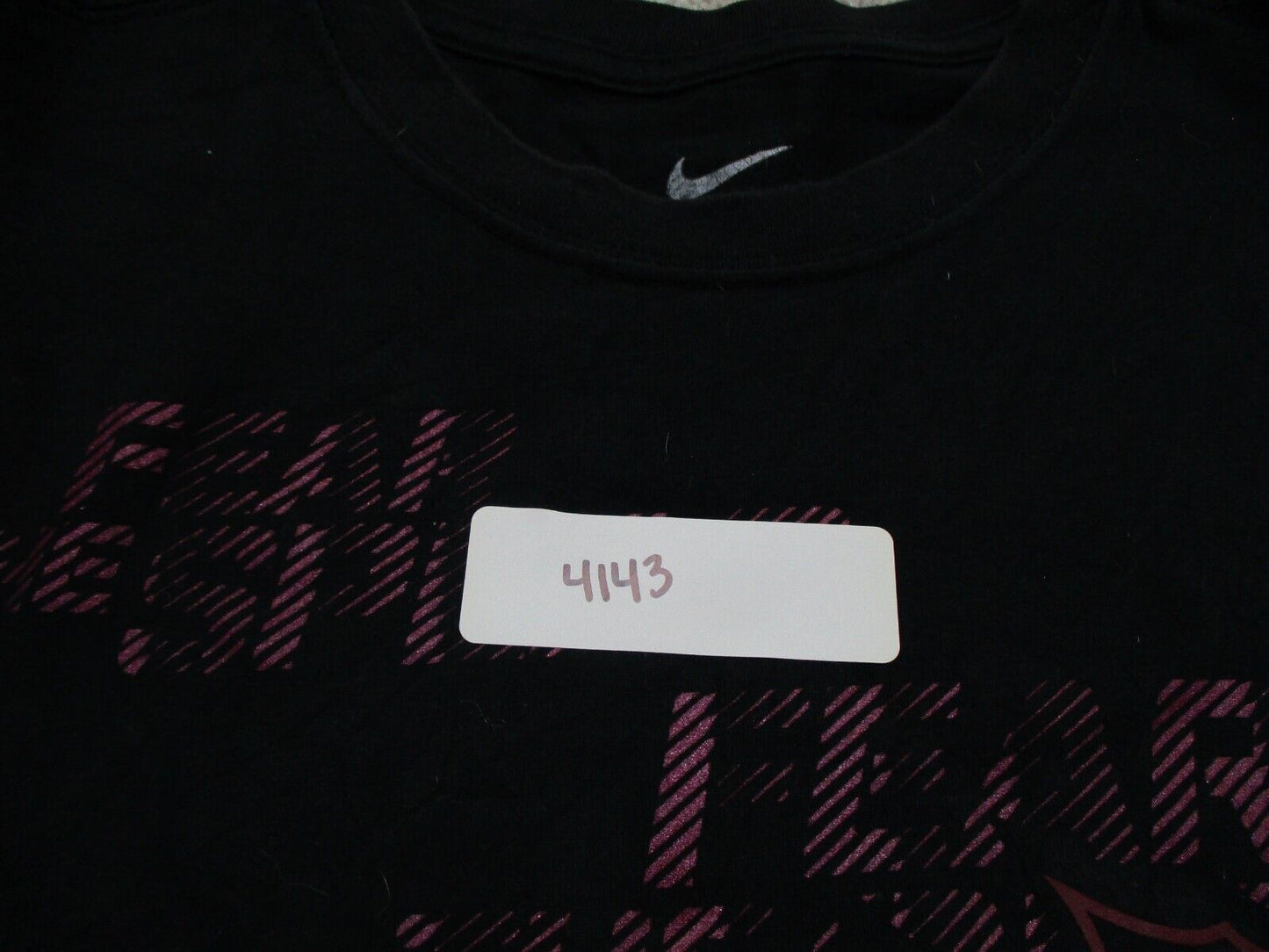 Nike Dri Fit Graphic Sports T-Shirt Men's X-Large Black Short Sleeve Logo Shirt