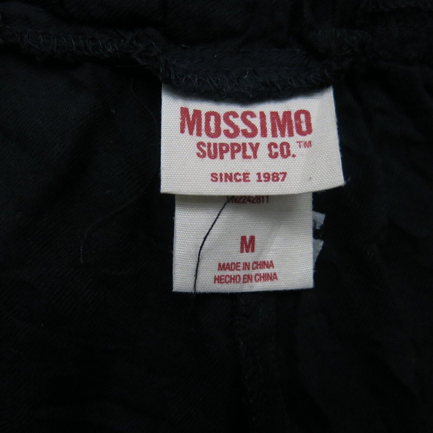 Mossimo Supply Co. Womens Athletic Shorts Drawstring Elastic Waist Black Size M