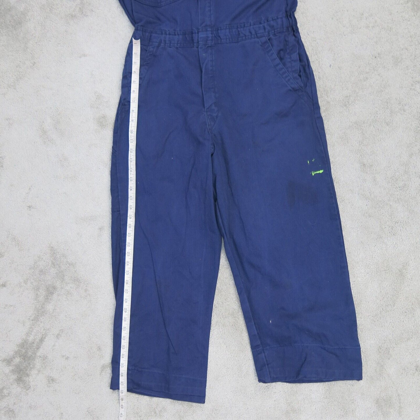 Universal Mens Indura Insulated Overall Jumpsuit Long Sleeve Blue Size 42