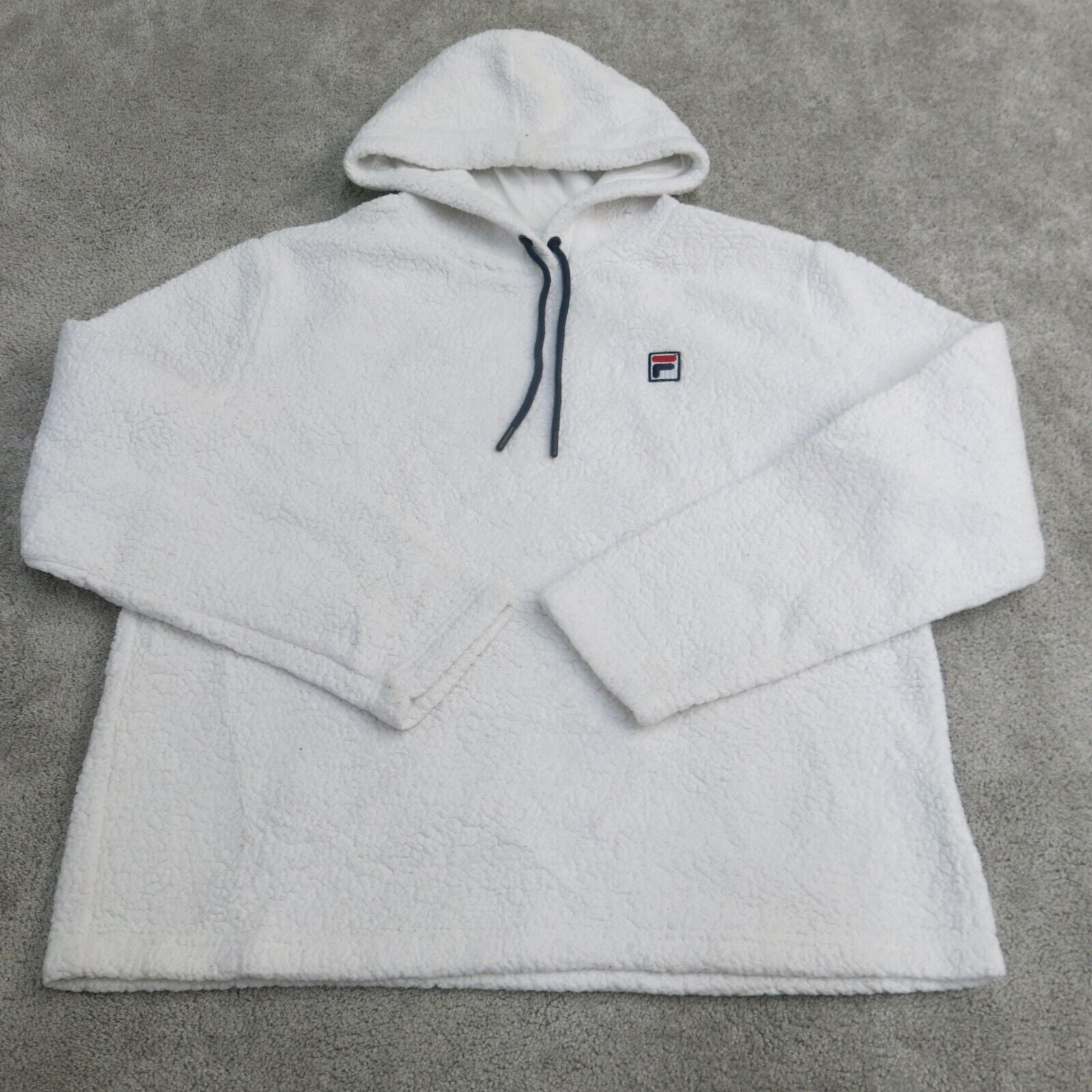 Fila hoodie womens white on sale