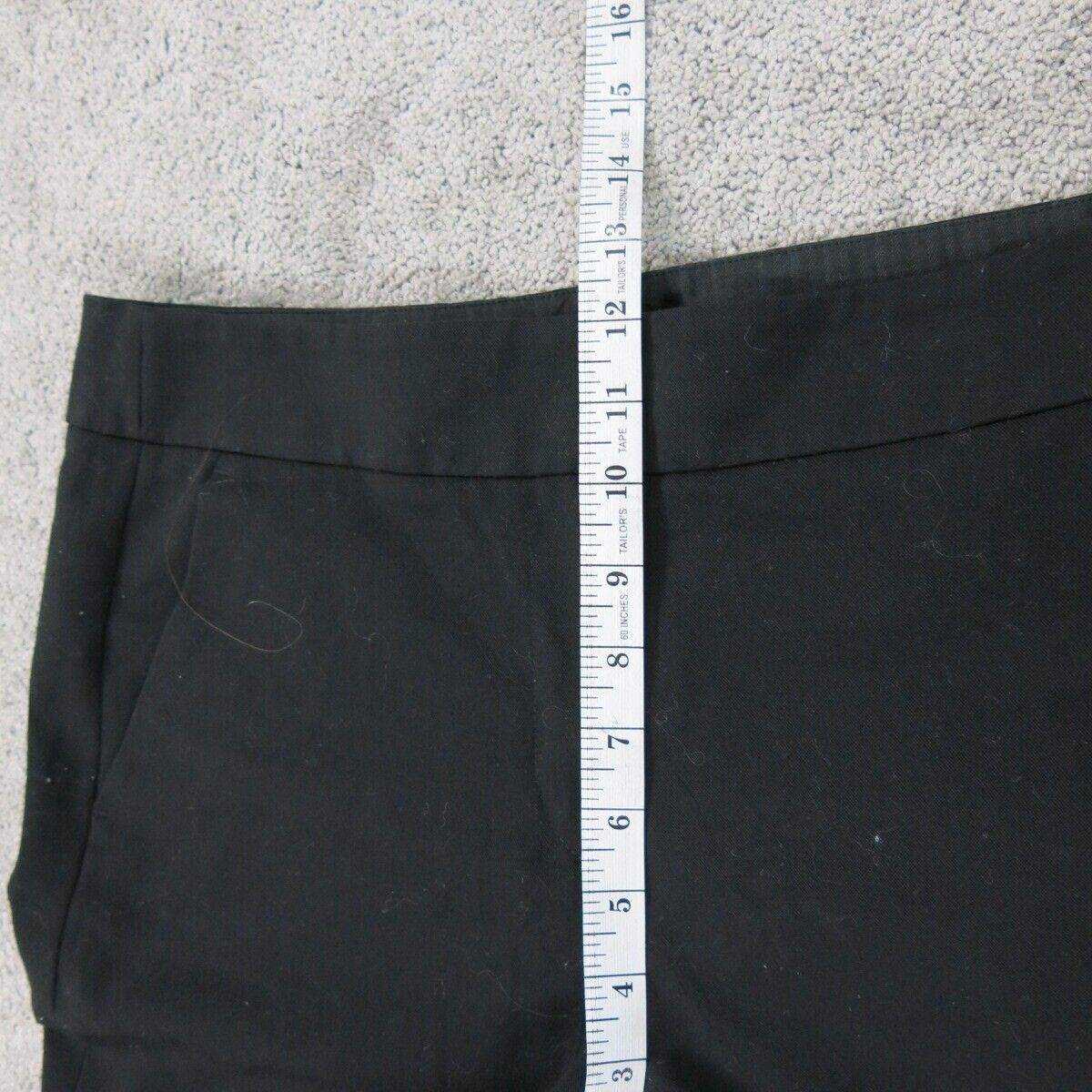 Marisa Womens Skinny Leg Dress Pant Stretch Mid Rise Pocket Black Size 10 P