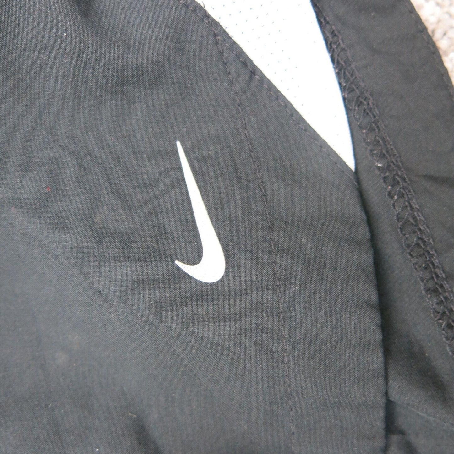 Nike Womens Short  Dry Fit Athletic Running Training Black Elastic Size M