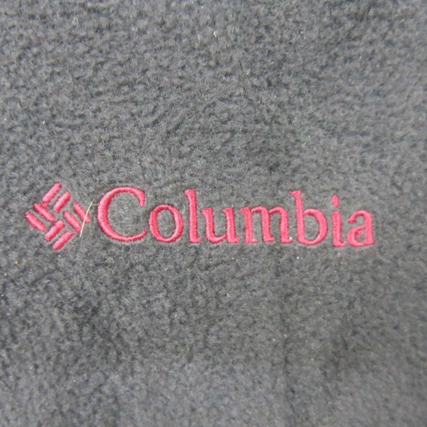 Columbia Sportswear Womens Full Zip Up Fleece Vest Jacket Mock Neck Black Size L