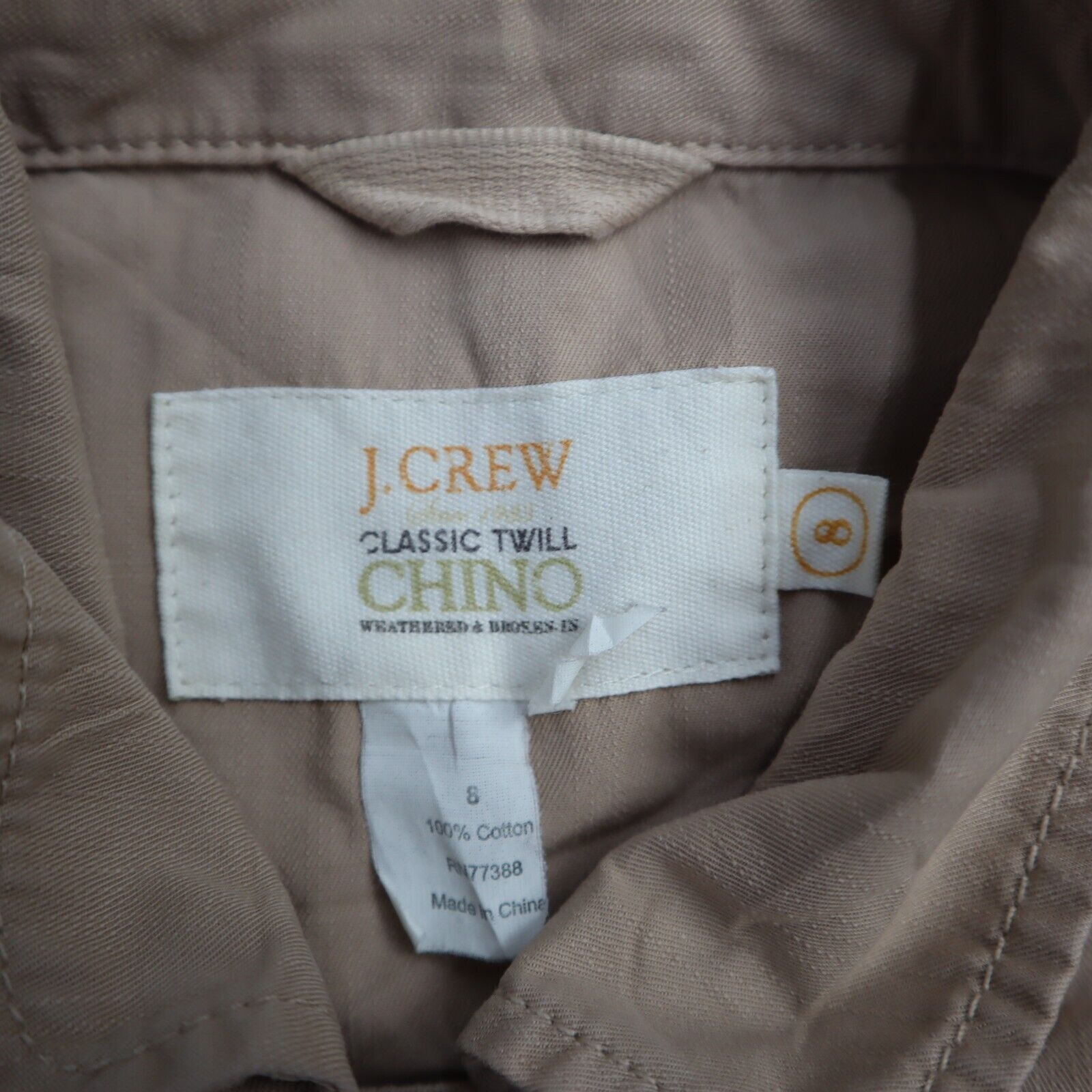 J crew classic twill hotsell chino jacket