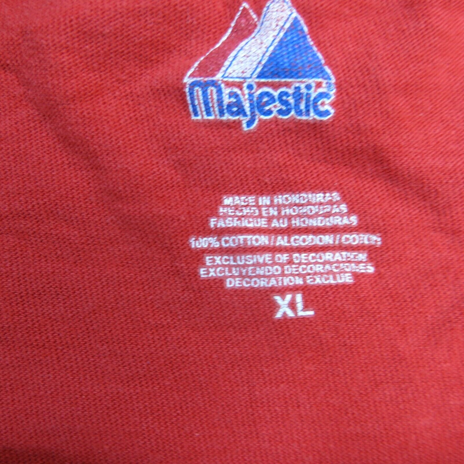 Majestic Athletic Men's Jacket - Red - XL
