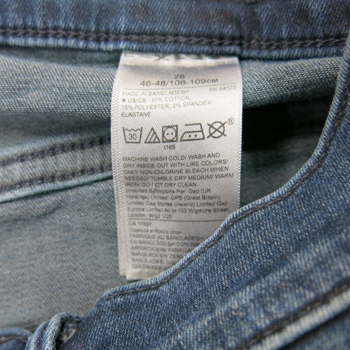 Banana Republic Womens Jeans Skinny Leg Mid Rise Stretch Denim Blue Size 28