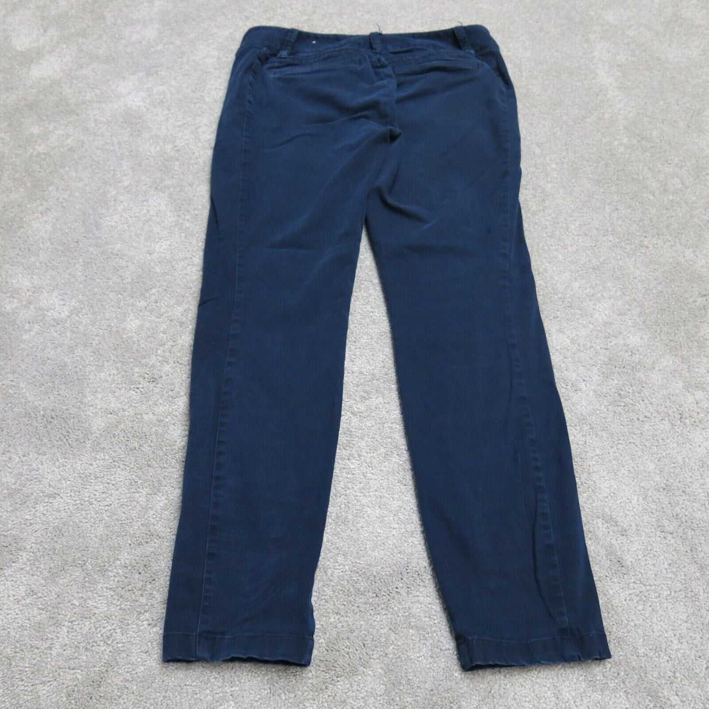 Vintage Women Modern Skinny Ankle Jeans Denim Stretch Low Rise Pocket Blue SZ  4