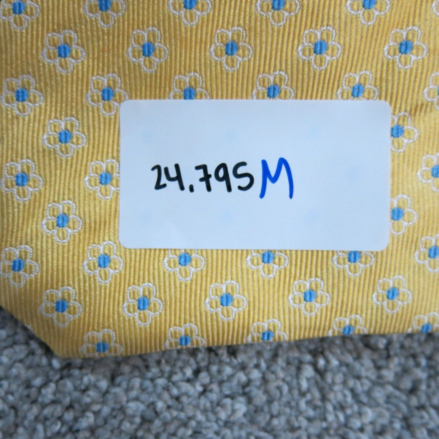 Brooks Brothers Makers and Merchants Men Floral New Standard Tie Silk Yellow OS