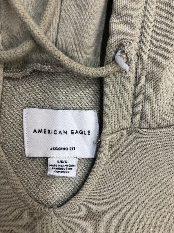 American eagle green outlet hoodie