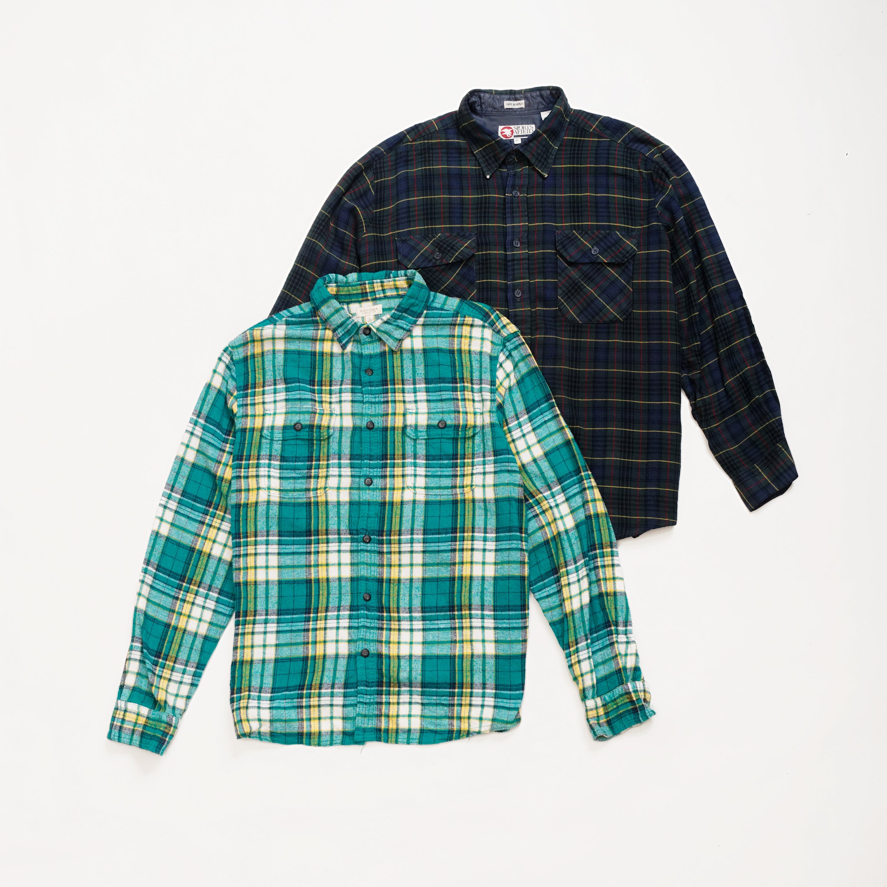 Preloved Flannel Shirts   Set of 2 – Goodfair