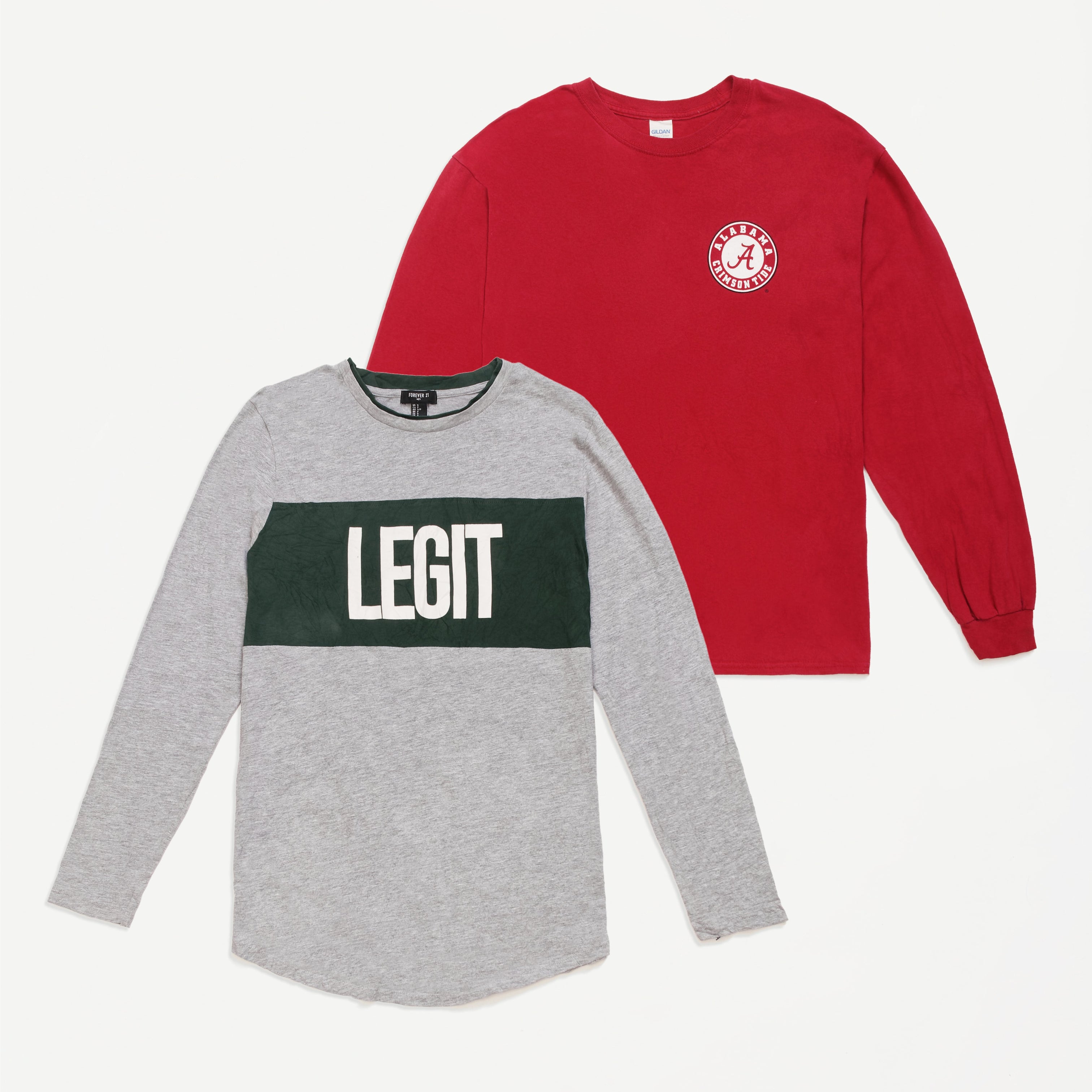 Preloved Printed Long Sleeve T-Shirts | Set of 4 – Goodfair