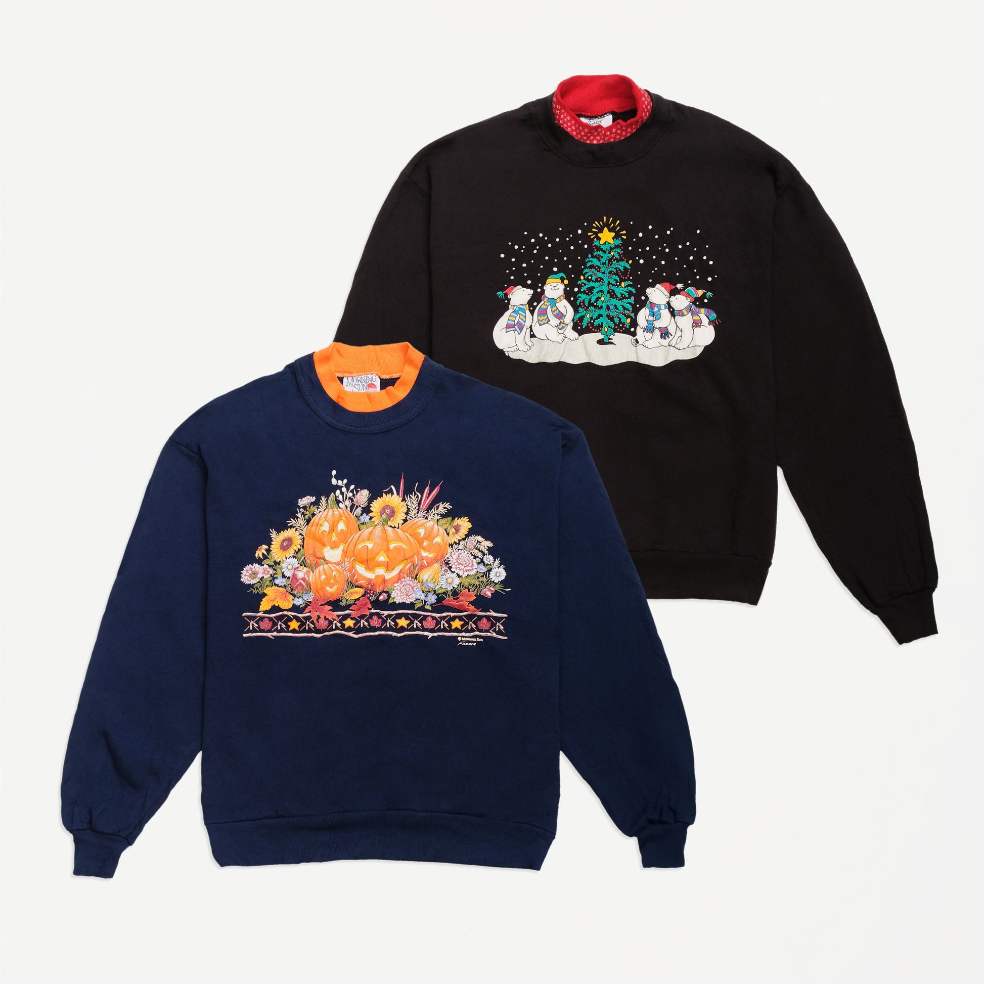 Preloved Granny / Grandma Style Sweatshirts | Set of 2 Sweatshirts & Sweaters Goodfair 