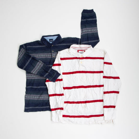 Preloved Long Sleeve Polo Shirts | Set of 2 Shirts & Tops Goodfair 